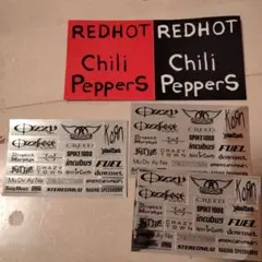 REDHOT Chili Peppers & Ozzyfest バンドステッカー