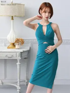 Veautt ヴュート　バストクロス ミディアムドレス