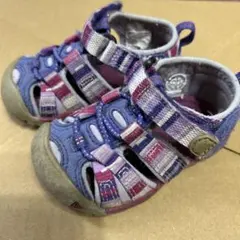 KEEN ベビーサンダル 紫/ピンク 11.5cm