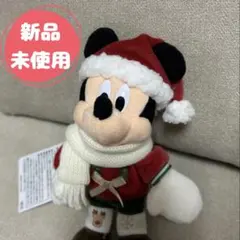 【新品未使用】ディズニー　クリスマス2025 ミッキー　ぬいぐるみバッチ