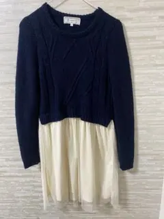 ROPÉ PICNIC ネイビー ニットセーター 38