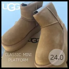 【UGG】クラシックミニ＊プラットフォーム＊CHE ＊24cm＊新品