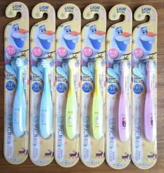 6本セット★クリニカKid'sハミガキ 子供用歯ブラシ アナと雪の女王デザイン