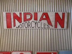 インテリア木製看板INDIAN検)アドバタイジングハーレーUSA40s50s インテリア木製看板INDIAN検)アドバタイジングハーレーUSA40s50s