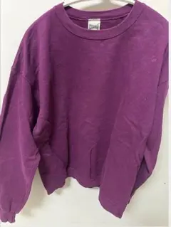 CHEETAH／無地スウェット　パープル　Mサイズ　USA製