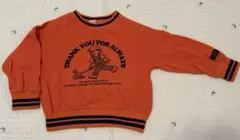 【MY LITTLE WONDER】120 トレーナー　オレンジが色