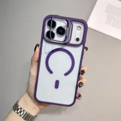 カラフルiPhone17 pro maxケース マグネット充電対応