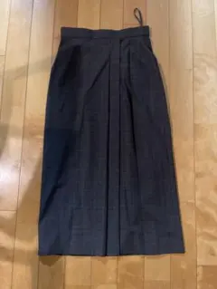 UNIQLOサイドプリーツナロースカート　M