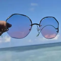 オクタゴン型グラデーションサングラスのサムネイル