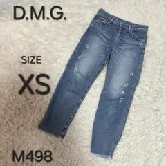 D.M.G. ドミンゴ デニムパンツ ダメージ カットオフ スリム M498のサムネイル