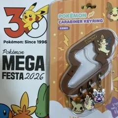 ポケモン30周年】 韓国限定「ポケモン メガフェスタ 2026」 カラビナ