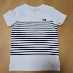 THE NORTH FACE ボーダーTシャツ ホワイト Mのサムネイル