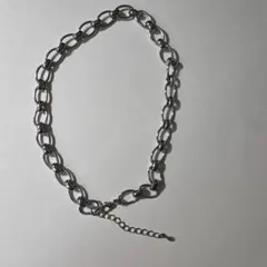 オーバルチェーンネックレス シルバーカラーのサムネイル