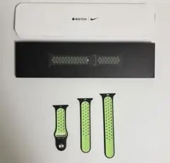 アップル純正 Nikeスポーツバンド 44mm ブラック/ライム
