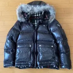 V*r様 Burberry 黒 ダウンジャケット ファー付き