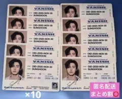 ENHYPEN VANISH FUGITIVES ver ソンフン ID トレカ