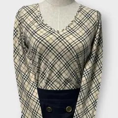 BURBERRY LONDON バーバリー ノバチェック柄 カットソー 長袖
