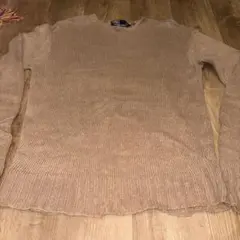 Polo by Ralph Lauren ベージュ リネンニットセーター