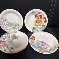 Disney Alice in Wonderland プレート 4枚セットのサムネイル