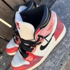 Nike Air Jordan 1 レッド/ホワイト スパイダーマンコラボ値下げ