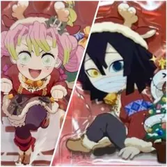 【新品未使用】 鬼滅の刃 甘露寺蜜璃 伊黒小芭内 アクリルスタンド クリスマス