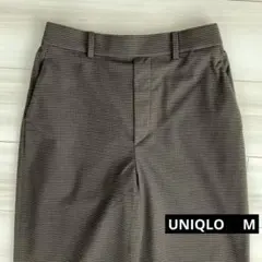UNIQLO ダークブラウン ワイドパンツ M