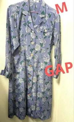 The GAP 花柄 開襟ワンピース　М