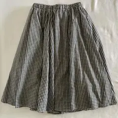 極美品✨anyFAM エニィファム フレアスカート ギンガムチェック Lサイズ