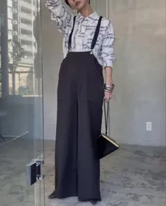 AMERI 美品 NAUGHTY SUSPENDER PANTS