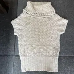 アイボリー ハイネック セーター Fサイズ