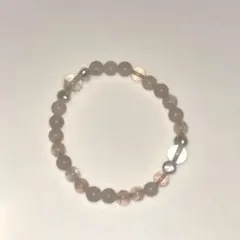 天然石ローズクォーツビーズブレスレット