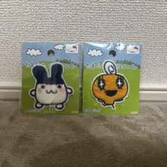 たまごっち パイルワッペンシール めめっち みみっち 刺繍 2点セット