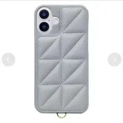 UNiCASE iphone16ケース ペールブルー カード収納 ミラー付きのサムネイル