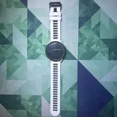 745 デジタル腕時計 ホワイト/ブラック