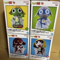 ケロロ軍曹 ケロロ小隊フィギュア ペコポンを侵略するであります　４体セット