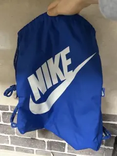 NIKE 青 ナップサック