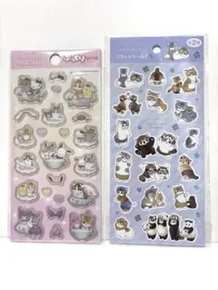 mofusand サンリオキャラクターズ シール 2種セットのサムネイル