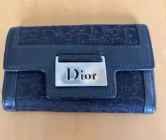 Dior ディオール ストリートシック トロッター ダブルホック 長財布 黒