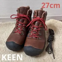 KEEN ピレニーズ ハイカット登山靴 ブラウン