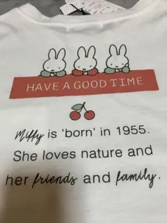 新品　タグ付　miffy ミッフィー 半袖 Tシャツ ホワイト ポケット付　Mのサムネイル