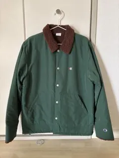 Champion ボア襟付きジャケット 緑