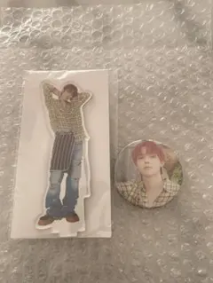 &TEAM カフェ　ニコラス　NICHOLAS アクスタ　缶バッジ