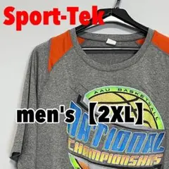 F580【Sport-Tek】ラグラン袖プリントTシャツ【2XL】