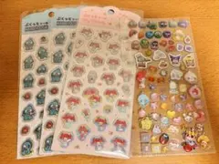 新品　サンリオ　ぷくっとシール　マイメロ　ハンギョドン　はぴだんぶい　おすそ分け