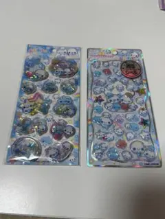 正規品　スパンコール　ジュエルプチドロップシール　あわわちゃん　2種セット