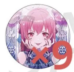 プロセカ グリッター缶バッジ 10A 4周年 桃井愛莉✖️9