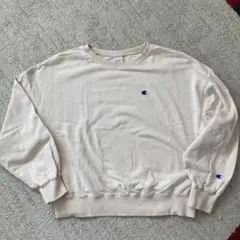 Champion クリーム色 トレーナー Mサイズ