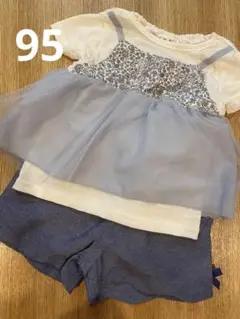 新品　半袖　短パン　女の子　95