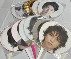 嵐　松本潤くん ジャンボうちわ 12枚セットまとめ売り【おまけ付き】