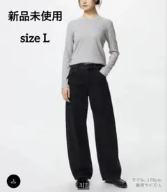 新品未使用　ユニクロ　ソフトリブクールネックT